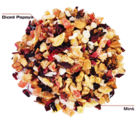 Thé mélangé aux fruits aromatisés à bas prix Thé aux fruits de litchi et de pastèque infusé à froid
