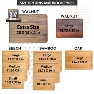 Tabla de cortar rectangular de madera de caucho de 2,0 cm de espesor, apta para lavavajillas, tabla de cortar duradera para cocina casera, comida diaria - Product Image 4