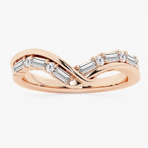 Anello Eternity Personalizzato in Argento Sterling S925 con Moissanite Certificata GRA - Product Image 5