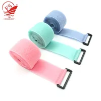 Sangle de bagage en polyester et nylon avec boucle auto-agrippante double face et boucle inversée pour rangement