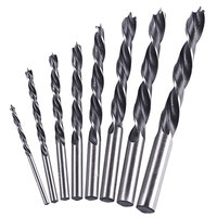 Pointe de perçage pour le bois, outil de perçage à manche rond de 3-10mm 1 pièce