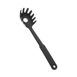 Servitore per spaghetti nero con design a forchetta per servire la pasta - Product Image 1