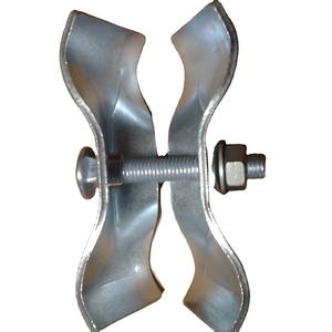 Abrazadera de tubo prensada galvanizada personalizada para andamios, acoplador de valla, abrazadera de valla, acopladores de conexión - Product Image 2