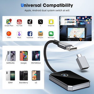 Adaptateur sans fil Carplay usine OEM Car Play à partir de 2016 support IOS <span class=keywords><strong>Android</strong></span> - Product Image 3