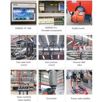Fabrika satış fiyatı 2 ton 2000 KG doğal gaz buhar kazanı caldaia bir gaz