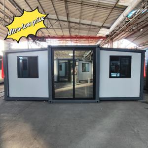 Casas Modulares Portátiles de Lujo de 20 pies y 40 pies, Contenedor de Acero Expandible, Mini Villas de 2 Dormitorios, Viviendas Prefabricadas de Lujo - Product Image 1