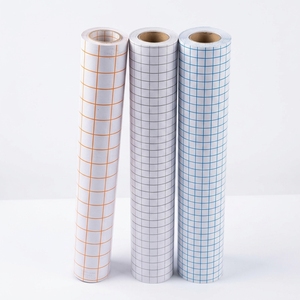 Film de transfert vinyle transparent à adhésif équilibré pour guide d'alignement, ruban de transfert ligne rouge, pour <span class=keywords><strong>Cricut</strong></span> <span class=keywords><strong>Joy</strong></span>, gobelets et applications extérieures, vente en gros - Product Image 5