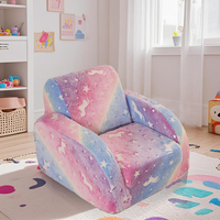 Canapé-lit convertible moderne et personnalisé pour enfants, fauteuil inclinable doux, avec housse amovible, idéal pour chambre et école