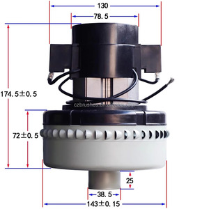 Motor de aspiradora Tennant/Viper/<span class=keywords><strong>Comac</strong></span>/Karche/Nilfisk/IPC 36V 24V 3-stg - Product Image 4