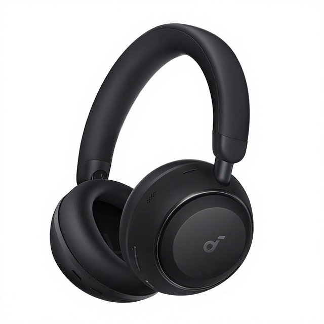 Soundcore Space 2 Anker Active Noise Cancelling Over-Ear Headphones Comfortable Fit 50H Playtime LDAC Hi-Res Wired/Wireless Dual
