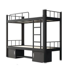 <span class=keywords><strong>Lit</strong></span> superposé en métal, <span class=keywords><strong>lit</strong></span> en acier moderne, <span class=keywords><strong>lit</strong></span> <span class=keywords><strong>double</strong></span> pour l'école avec armoire de rangement et armoire supplémentaire - Product Image 6
