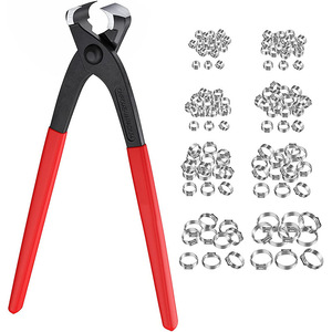 80pc Stainless Steel <b>Hose</b> <b>Clamps</b> Kit With Adjustable Pliers For Pipe Car Repair - Product Image 3