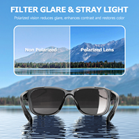 Lunettes de soleil polarisées TR90 pour le sport, protection UV400, anti-reflet, pour la pêche, la randonnée en montagne, la conduite et les activités de plein air (vente en gros)