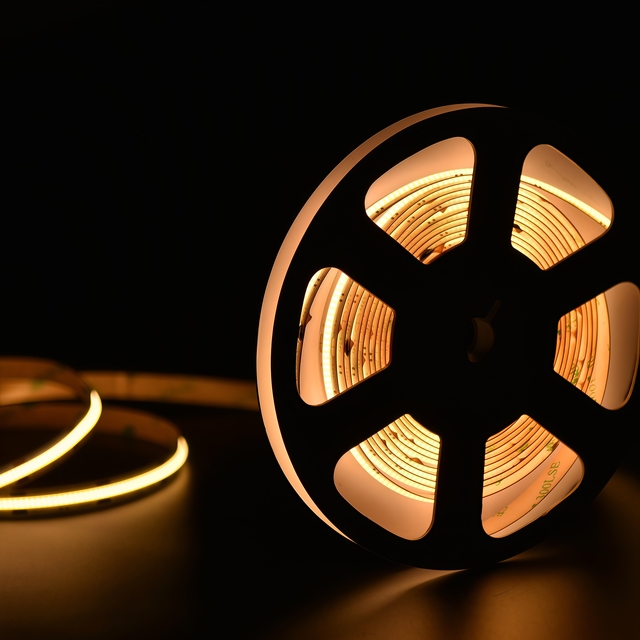 KCX TV Background Wall Decoration Light Strip DC24V Flexible COB Single Color Light Strip Indoor Cabinet Lighting LED Light