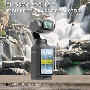Tempered Glass Screen <b>Protector</b> DJI OSMO Pocket 3 LCD Display Film Ultra HD 9H 2.5D Grade A+ Anti-Scratch Camera <b>Lens</b> <b>Protector</b> - Product Image 2