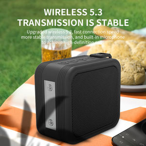 Cyboris Haut-parleur extérieur étanche IPX7 15W, haut-parleur de golf TWS IPX6, portable sans fil avec caisson de basses et super basses - Product Image 5