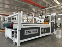 Machine de fabrication de cartons en carton ondulé semi-automatique nouvel état collant et pliant l'équipement de collage