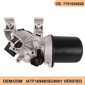 Wanray 7701054828 8200153458 Motor de Limpiaparabrisas Delantero para Renault Megane II BM0/1 CM0/1 <span class=keywords><strong>KM0</strong></span>/1 EM0/1 12V Motor de 4 Pines - Product Image 1