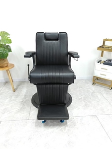 Fauteuil de barbier robuste et luxueux, fauteuil de coiffure pour salon, mobilier de salon, fauteuil de coiffage pour barbier - Product Image 3