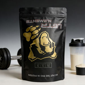 Bolsas Doypack de Mylar con Cierre Hermético, Impresión a Color Personalizada, para Proteínas - Product Image 1