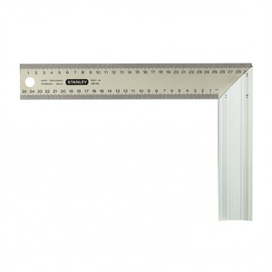 Outil de mesure de précision Stanley en acier inoxydable Try Square 280 mm pour la menuiserie et la travail du bois - Product Image 2