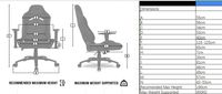 Chaise de jeu en cuir rose Chaise ergonomique pour bureau à domicile Chaise pivotante réglable