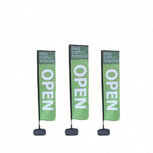 Bandera Lágrima Personalizada Impresa de Fibra de Vidrio para Publicidad, Exhibiciones, Celebraciones, Inauguraciones, Lavaderos de Autos y Tiendas - Product Image 1