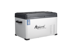 30L Mini Voiture Réfrigérateur <span class=keywords><strong>Alpicool</strong></span> Boîtier Métallique DC 12/24V/AC100-240V Portable Réfrigérateur Voyage Congélateur - Product Image 3