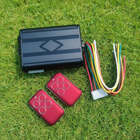YET404PC-X 4 Kanallı 433Mhz/315Mhz DC12V/24V Kontrol Solenoid Valf Kiti Garaj Kapısı Açacağı 1 Alıcı 2 Kumanda Hava Süspansiyonu