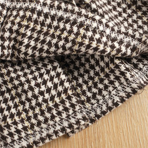 Kids Fall Clothing 2021 <b>Girls</b> Turtleneck Sweater Plaid <b>Skirt</b> Toddler Outfit Clothes Suit - Product Image 6