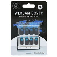 Cache-webcam fin, autocollant coulissant de confidentialité pour caméra, pour iPhone, ordinateur portable, mobile, en lots de 6 ou 8 pièces avec boîte de vente au détail