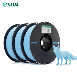 เส้นพลาสติกสำหรับเครื่องพิมพ์สามมิติ ESUN PLA ขนาด 1.75 มม. สีฟ้าอ่อน FDM 210-230 น้ำหนัก 1 กก. <span class=keywords><strong>ราคา</strong></span>ดีจากโรงงาน ขายส่ง มีใบรับรอง ROHS REACH MSDS - Product Image 1