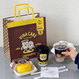 Bolsas de Papel Kraft Marrón Personalizadas con Asas para Panadería y Aperitivos - Ecológicas, Reciclables, Biodegradables y Desechables - Product Image 6