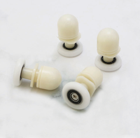 8 pièces/ensemble Accessoires de cabine de douche Roulettes en plastique à roulement pour porte coulissante en verre Composants de salle de bain