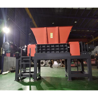 1400 modelo de doble eje OTR, máquinas trituradoras de neumáticos de coche de goma antigua, precio, maquinaria trituradora de neumáticos de chatarra Industrial