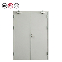 Portes coupe-feu en acier durable conformes aux normes canadiennes de sécurité incendie, adaptées aux immeubles de bureaux, aux écoles et aux appartements.