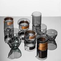 Carafe à thé Fair Cup Daquan en verre écologique, épaisse et résistante à la chaleur, classique, pour voyage, cadeau d'affaires