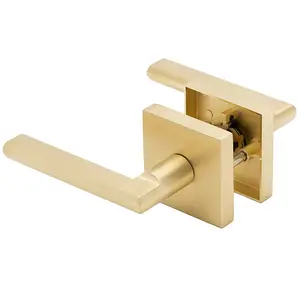 Hot Selling 65 70 75 80 mm Zinc Alloy and ABS Door Lever Handle Lock for Residential and Commercial Use with 60mm Backset