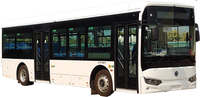 Autobus Urbain Électrique Pur Sunlong 10m 83/80 Places Automatique LHD EV Autonomie 390km
