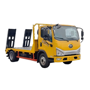 <span class=keywords><strong>Camion</strong></span> de transport à plateau FAW, vente directe d'usine en Chine, personnalisable, pour le transport de machines de construction - Product Image 1