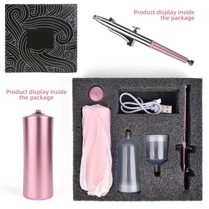 Aerógrafo Portátil para Uñas con Compresor, Aerógrafo Recargable para Uñas, Pistola de Oxígeno Inalámbrica para Salón de Uñas y Hogar - Product Image 6
