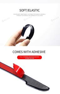 RTS <span class=keywords><strong>2025</strong></span> 4 Uds. Protector de goma con logotipo de coche, antiarañazos pegatina, protectores de borde de puerta lateral de coche, Protector para todos los vehículos SUV - Product Image 5