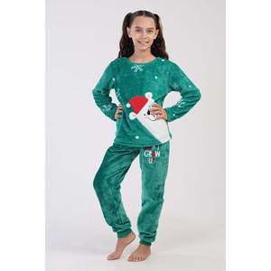 ชุดนอนเด็กผู้หญิง แขนยาว ผ้าฝ้ายออร์แกนิค 100% ปลายแขนรูปไข่ คอเสื้อนุ่ม ลายการ์ตูน สำหรับฤดูใบไม้ร่วง ฤดูใบไม้ผลิ ฤดูหนาว (7-8/13-14) - Product Image 4