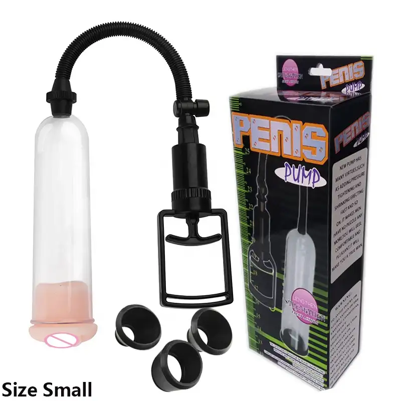 Handbediening Penis Vacuümpomp Mannen Penis Verlengen Versterken Apparaat Lul Vergroter Penis Extender Pomp Beginner Man Sex Toys