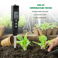 EC-8801 Mètre de conductivité et de salinité du sol rétroéclairé, avec ou sans sonde filaire, utilisé pour la détection des plantations en verger