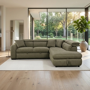 Sofá Cama Plegable de Tres Plazas con Almacenamiento, Duradero, Ecológico, Cómodo, con Carga Inalámbrica para el Hogar, Venta al Por Mayor - Product Image 2