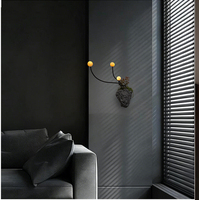 Éclairage mural extérieur en forme de champignon, lampe murale de jardin paysager créative en aluminium imperméable