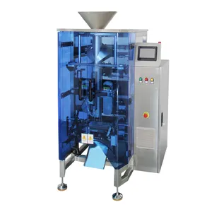 Granule oatmeal snack food packaging machinery nut popcorn potato chips nitrogen packing machine for small packaging business