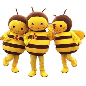 Disfraz de Mascota de Abeja Pequeña de Dibujos Animados en Material EVA <span class=keywords><strong>para</strong></span> Adultos con Casco y Accesorios de Muñeca <span class=keywords><strong>para</strong></span> Fiestas, Mardi Gras/Carnaval - Product Image 2