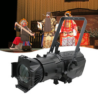 Aluminium 200w DMX LED Ellipsoïdal Leko Image Profile Spot Light pour Stage Theatre Studio